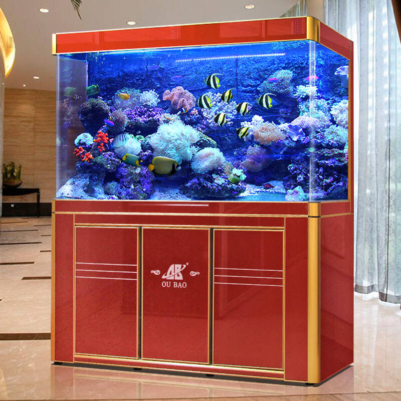 歐寶1.2米大型生態(tài)水族箱 一缸碧水，靈動(dòng)空間的藝術(shù)